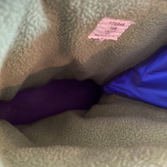 Lands' End Woman's Blue Quilted Suede Weather-Field Outdoor Winter Boots Sz 10 - Picture 11 of 11